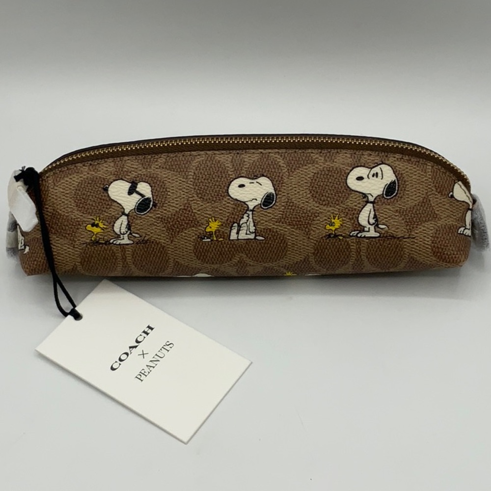 NWT Coach x Peanuts Pencil Case